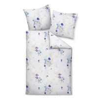 POSTELJNINA 200/200 cm mako saten modra  - modra, Konvencionalno, tekstil (200/200cm) - Janine