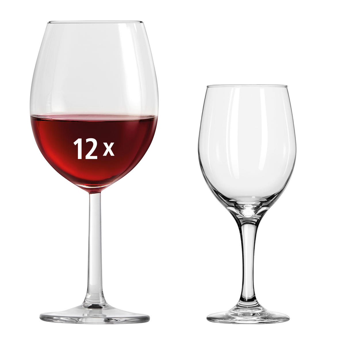 GLÄSERSET PERCEPTION  12-teilig  - Klar, Basics, Glas (10/22,5cm)