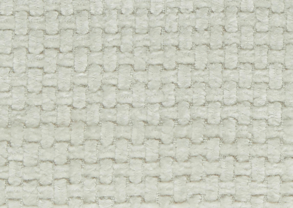ECKSOFA in Webstoff Weiß  179-202/288 cm  - Schwarz/Weiß, Design, Textil/Metall (179-202/288cm) - Stylife