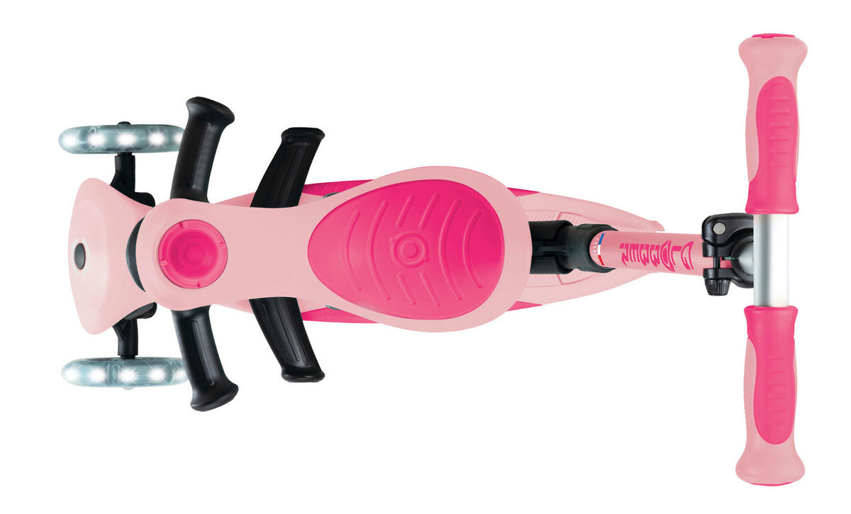LAUFRAD GO-UP DELUXE LIGHTS  - Rosa, Basics, Kunststoff/Metall (64/22/98,5cm) - GLOBBER