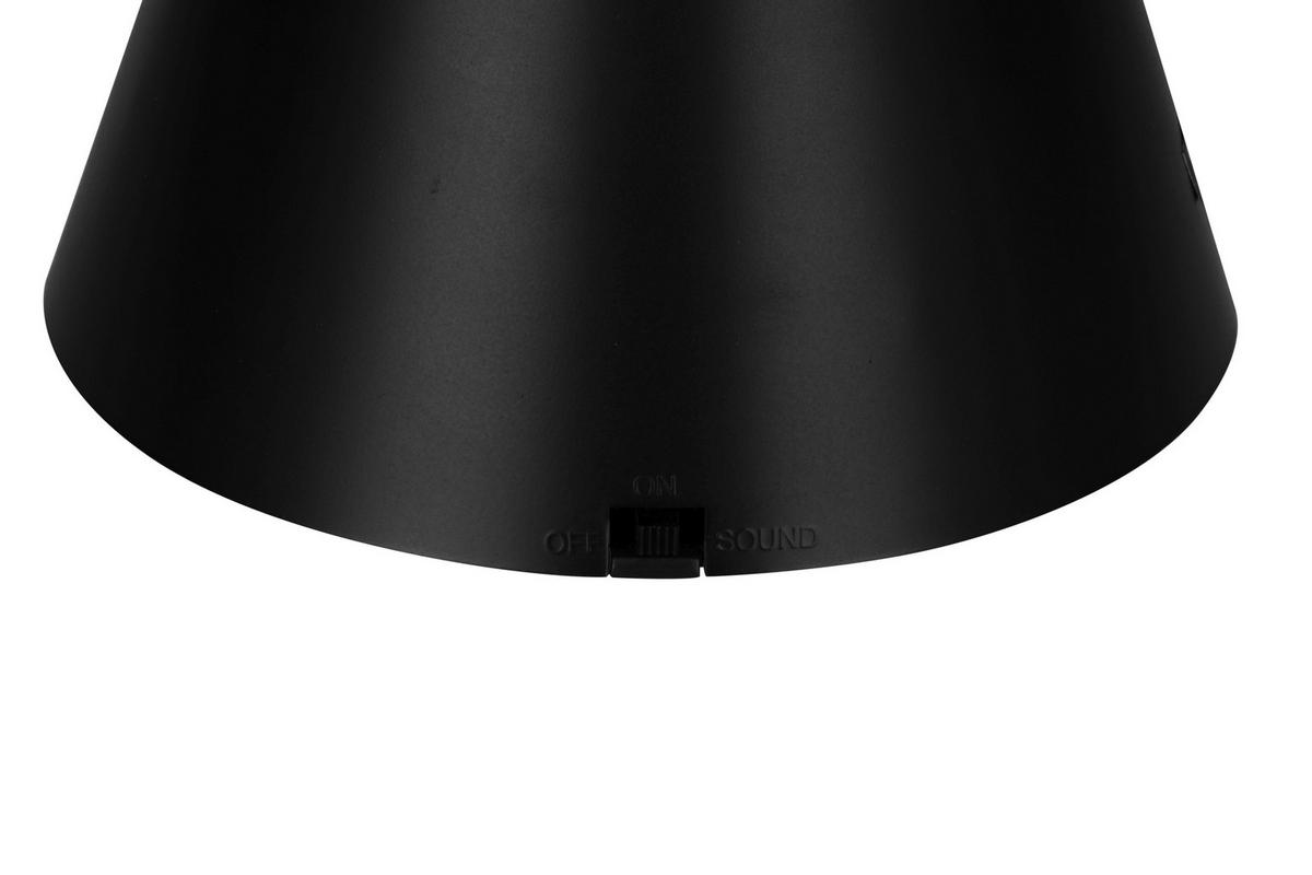 LED-DEKORATIONSLAMPA 15/22,5 cm   - svart, Trend, glas/plast (15/22,5cm) - Novel