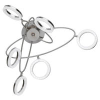 TAKLAMPA 4,5 W 60/60/30 cm  - nickelfärgad, Basics, metall/plast (60/60/30cm) - Globo