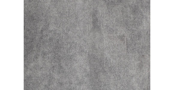 ECKSOFA Grau Velours - Chromfarben/Grau, KONVENTIONELL, Kunststoff/Textil (247/247cm) - Carryhome