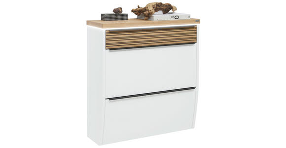 GARDEROBE 4-teilig  in 270/187/31 cm  - Eichefarben/Weiß, Design, Holz/Holzwerkstoff (270/187/31cm) - Dieter Knoll