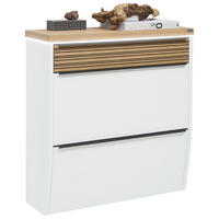 SCHUHKIPPER 92/96/31 cm  - Eichefarben/Anthrazit, Design, Holz/Holzwerkstoff (92/96/31cm) - Dieter Knoll