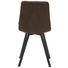 STUHL Webstoff Schwarz, Braun - Schwarz/Braun, Design, Textil/Metall (48,5 88 59cm) - Carryhome STUHL Webstoff Schwarz, Braun - Schwarz/Braun, Design, Textil/Metall (48,5 88 59cm) - Carryhome