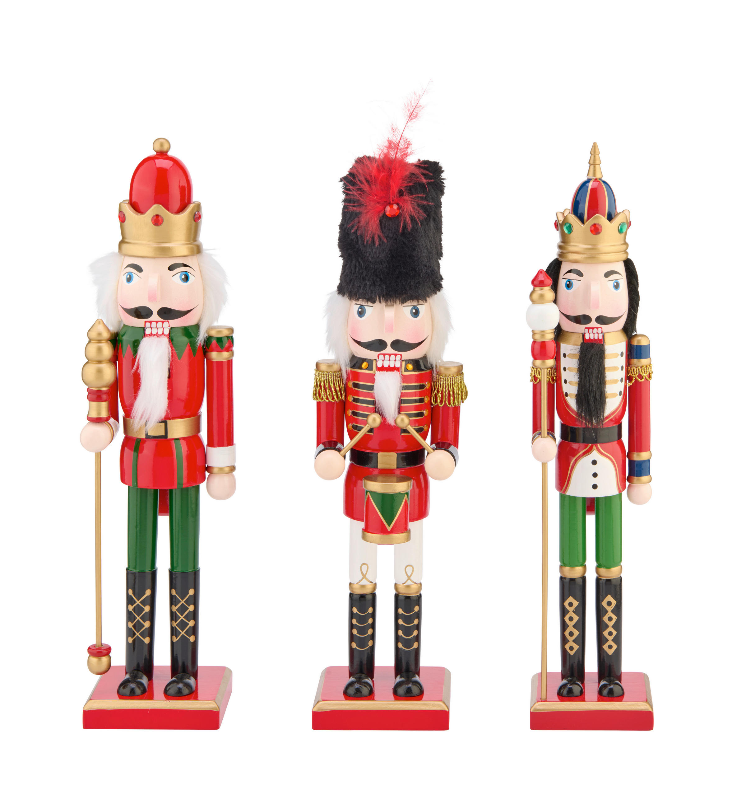 FIGURINĂ SPĂRGĂTOR DE NUCI - roz aprins/albastru, Lifestyle, lemn/material pe bază de lemn (9,5/36/8cm) - X-Mas