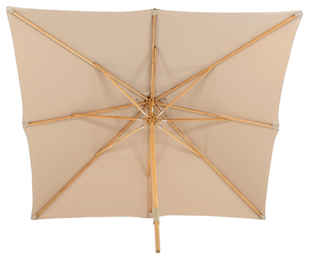 SONNENSCHIRM 300 cm  - Hellbraun, KONVENTIONELL (300/262/300cm) - Gardenson