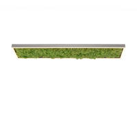 LED-DECKENLEUCHTE Green Knut 100/25/5,6 cm   - Natur, Naturmaterialien/Kunststoff (100/25/5,6cm)