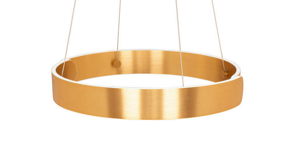 LED-HÄNGELEUCHTE Otis 63/64/150 cm   - Goldfarben, Design, Metall (63/64/150cm) - Dieter Knoll