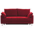 SCHLAFSOFA in Textil Rot - Chromfarben/Rot, Design, Textil/Metall (184/90/95cm) - Bali SCHLAFSOFA in Textil Rot - Chromfarben/Rot, Design, Textil/Metall (184/90/95cm) - Bali
