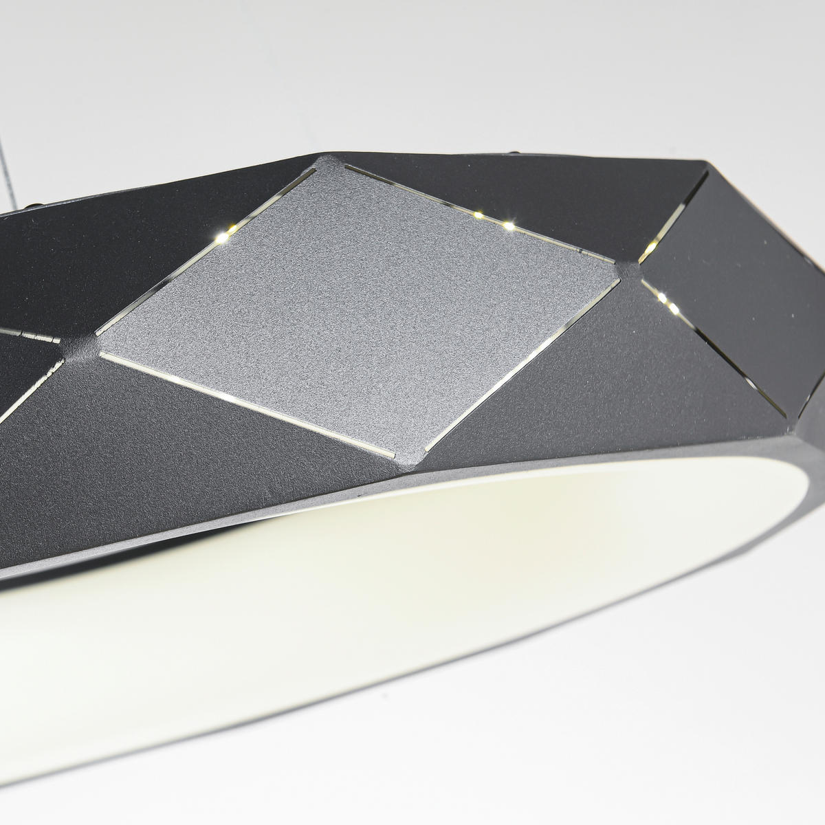 HÄNGELEUCHTE 60/100 cm    - Schwarz, Design, Metall (60/100cm)