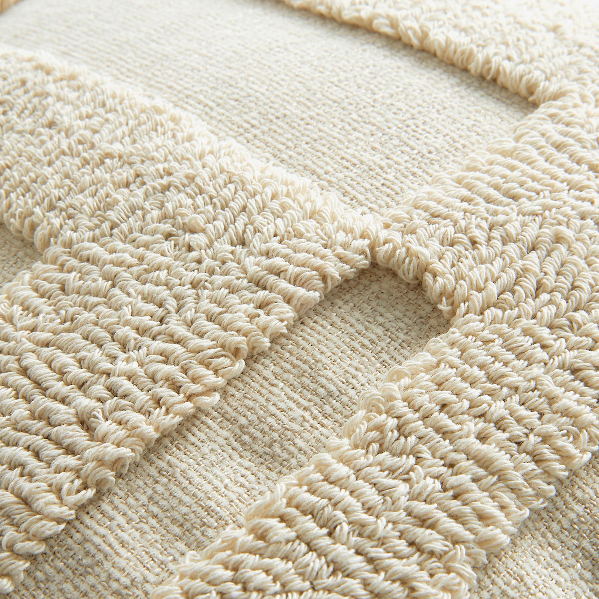 KISSENHÜLLE MR-Slow offwhite 45/45 cm  - Beige/Creme, Design, Textil (45/45cm) - Musterring