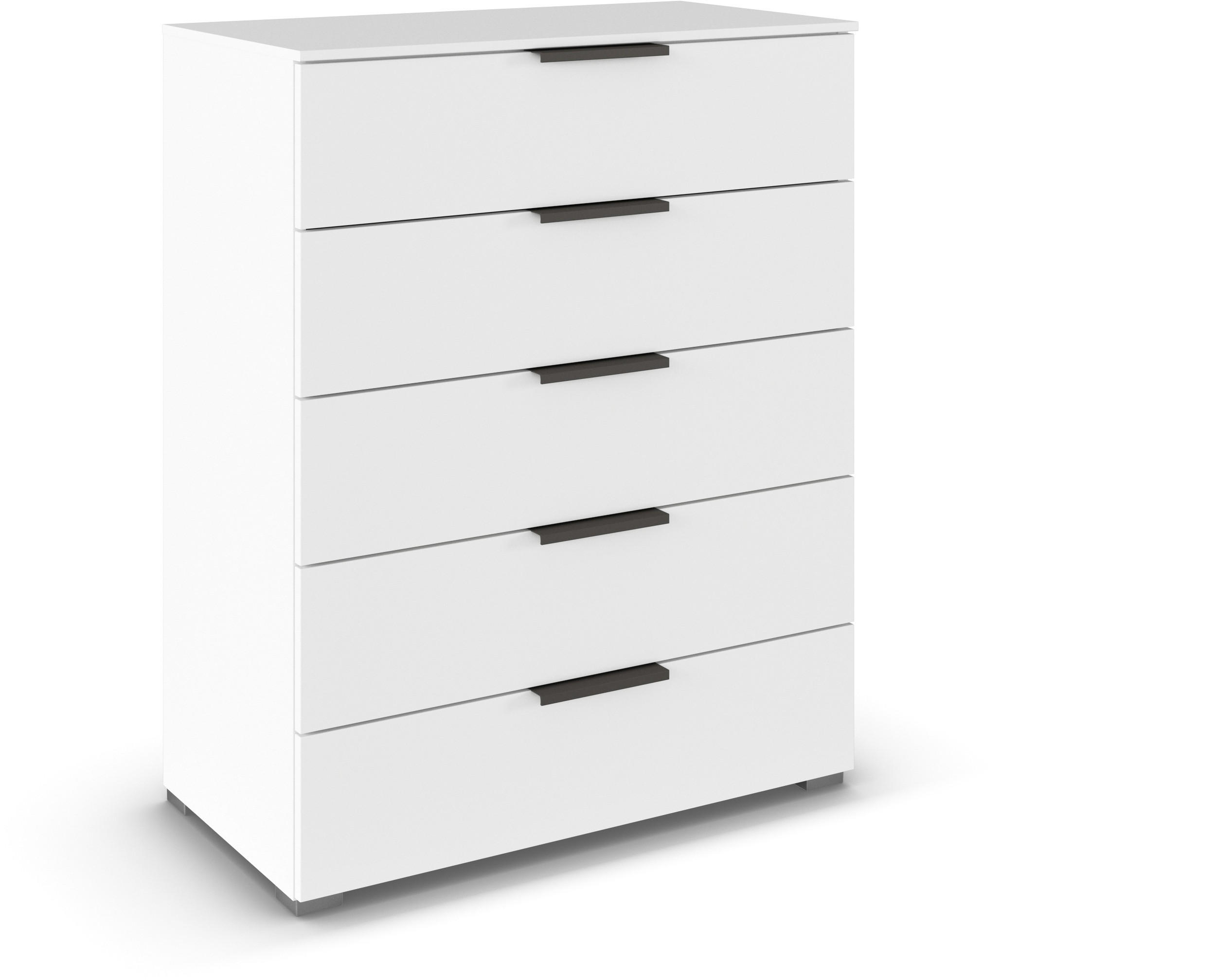 KOMMODE  in 80/100/42 cm  - Graphitfarben/Alufarben, Trend, Holzwerkstoff/Metall (80/100/42cm) - Novel