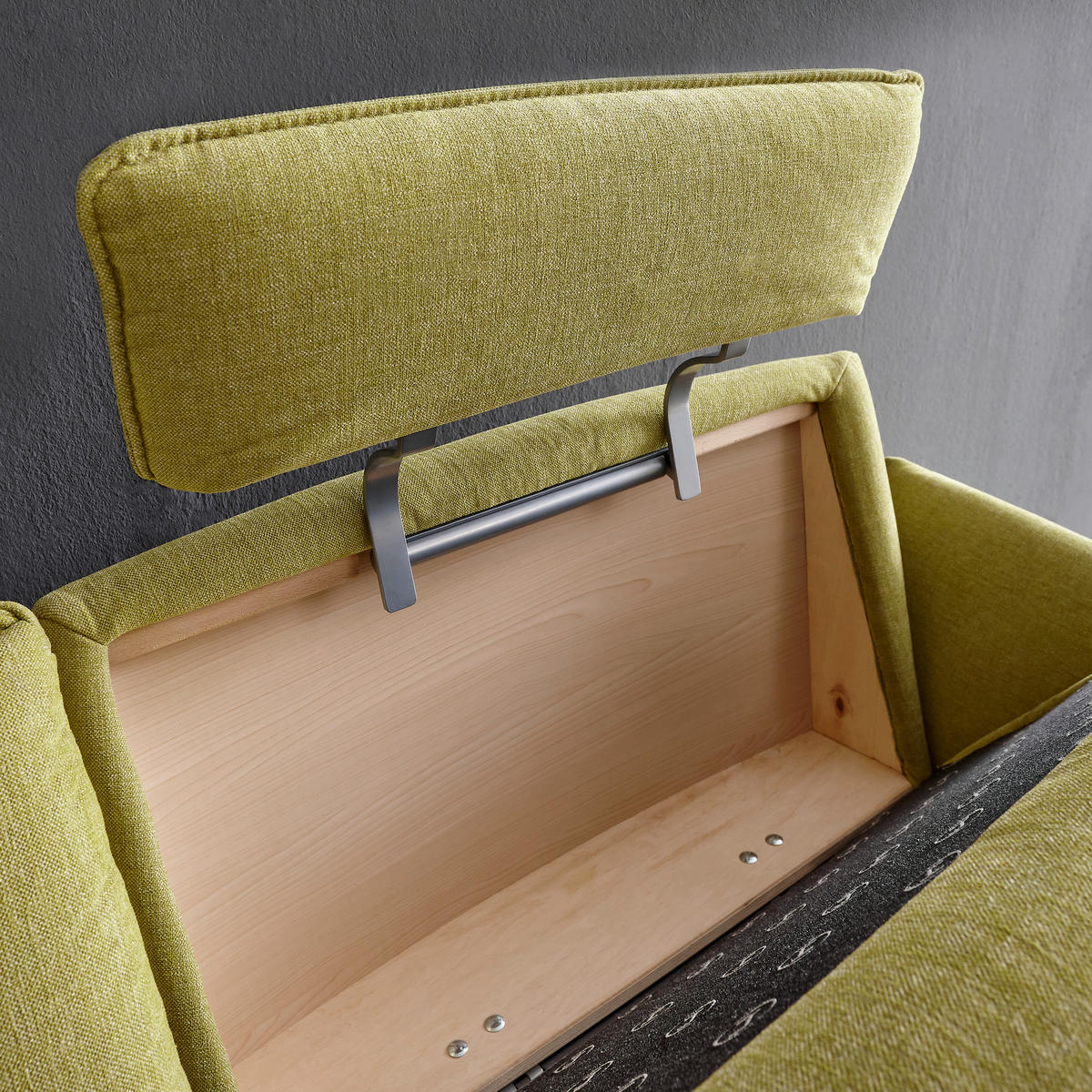 ECKSOFA in Chenille Dunkelrot  158/262 cm  - Anthrazit/Dunkelrot, Design, Textil/Metall (158/262cm) - Himolla Komfortklass