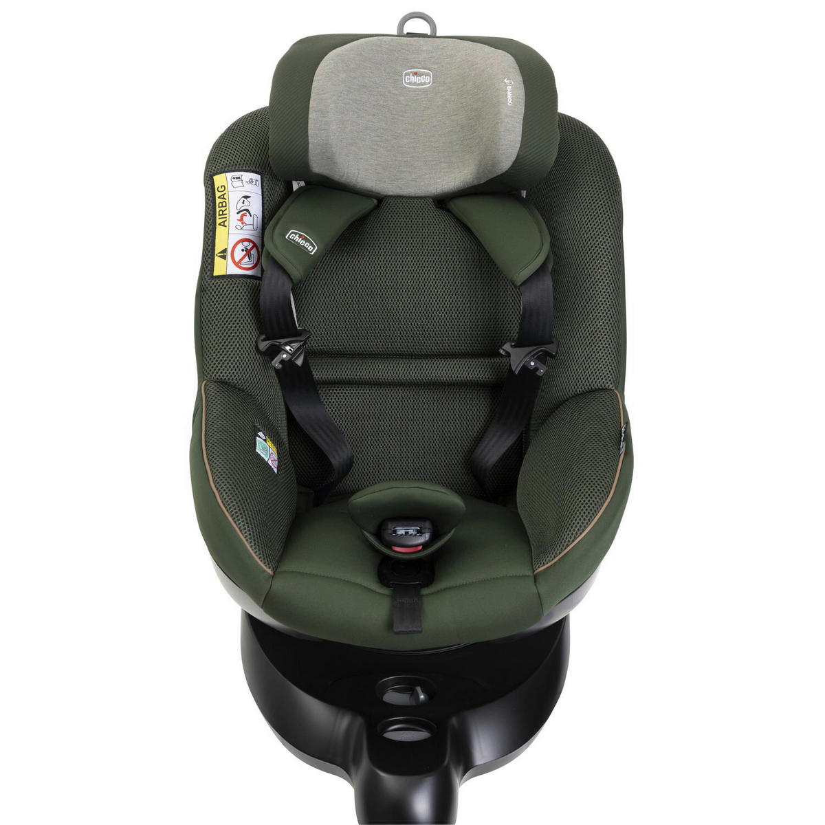KINDERAUTOSITZ 105 I-Size  - Hellgrau/Grün, Basics, Textil (47/114/60cm) - Chicco