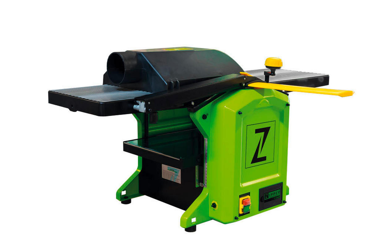 ABRICHTDICKENHOBELMASCHINE  - Grün, Basics, Metall - Zipper