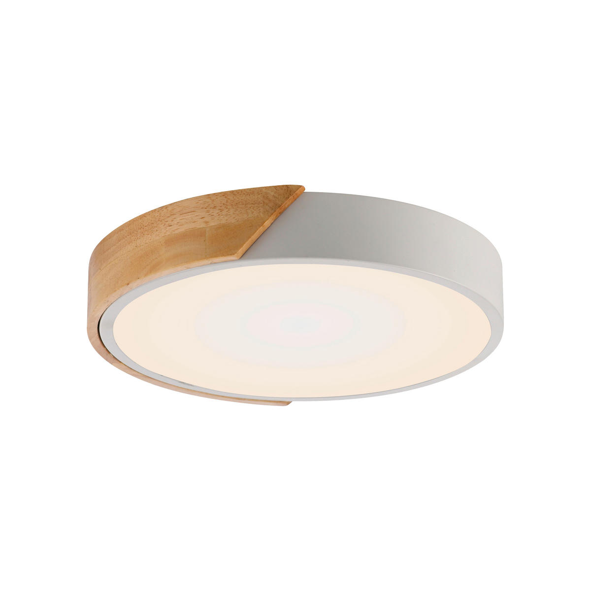 STROPNA LED-SVETILKA   24 W//3000 K/230 V/ - črna, Basics, kovina/les (32/32/5.5cm)