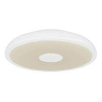 DECKENLEUCHTE 28/5,5 cm   - Opal/Weiß, Basics, Kunststoff (28/5,5cm) - Globo