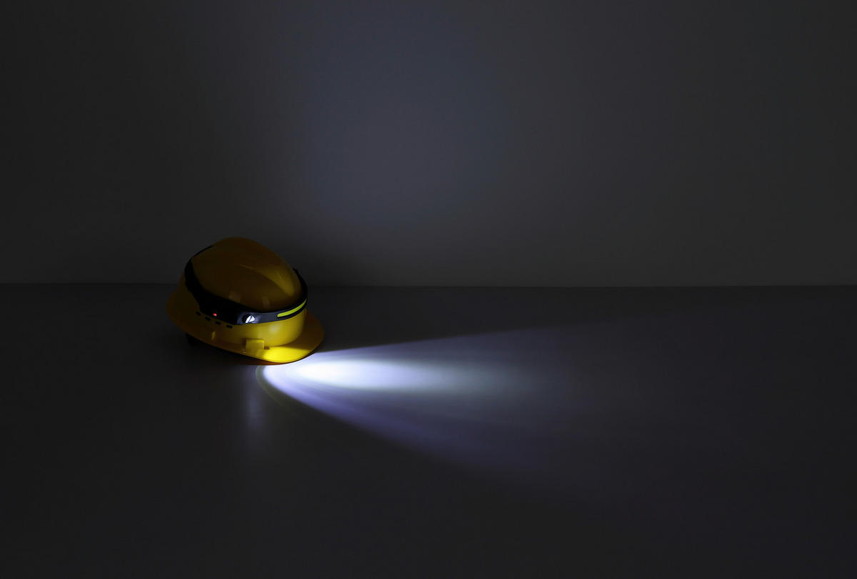 ČELNA SVETILKA  HEADLAMP    31/31/31 cm         - rumena/črna, Basics, umetna masa (31/31/31cm)