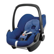 BABYSCHALE Pebble - Blau/Schwarz, Basics, Kunststoff/Textil (44/56/67cm) - Maxi-Cosi