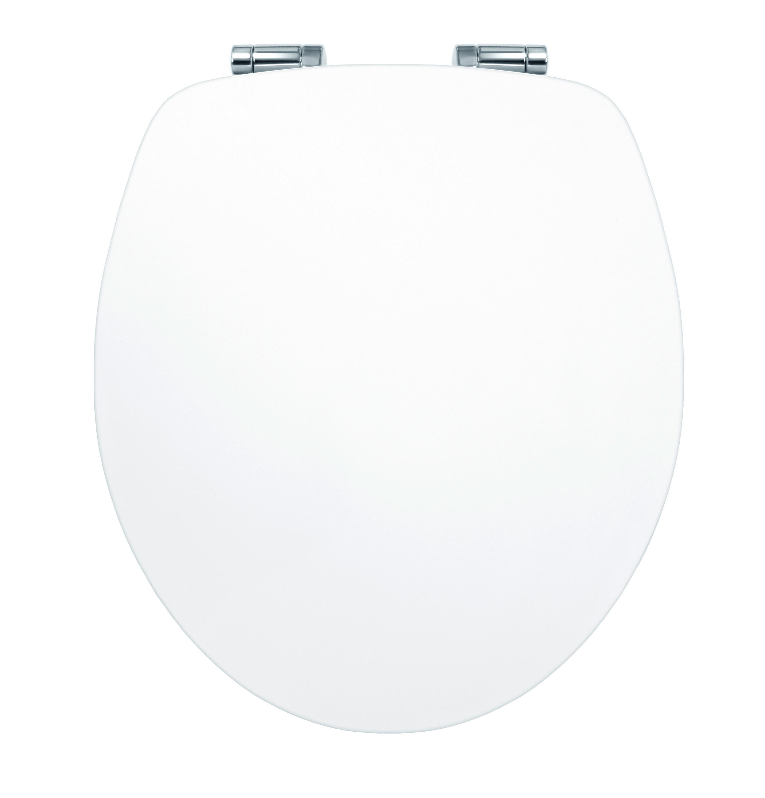 WC-SITZ - Weiß, Basics, Holzwerkstoff (37,5/5,7/44cm) - Sadena