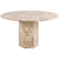 STOL ZA BLAGOVAONICU  bež  kamen      - bež/smeđa, Design, kamen (130/75cm) - MID.YOU