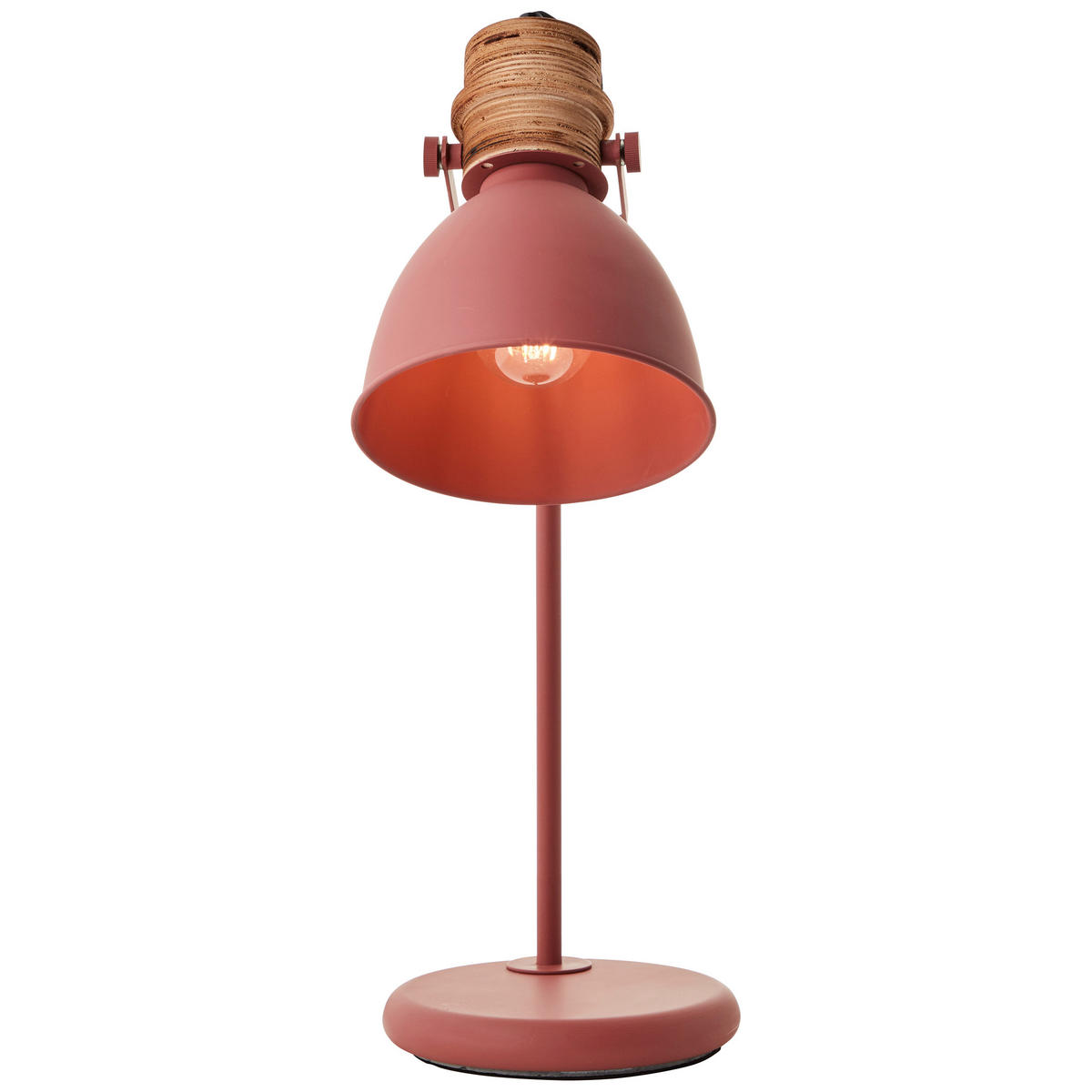 TISCHLEUCHTE - Rot, Basics, Holz/Metall (18/52/28,5cm) - Brilliant