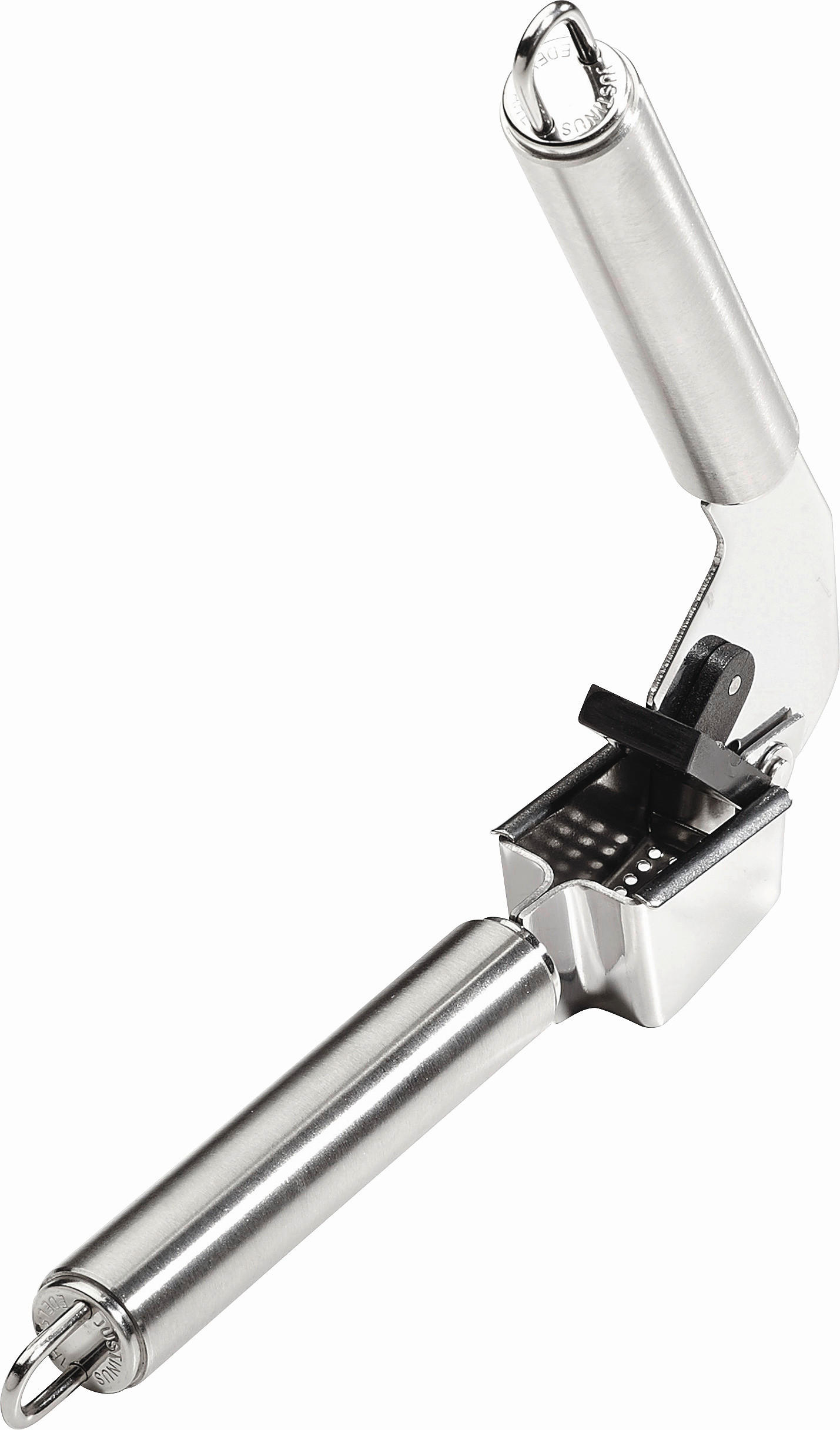 Justinus Knoblauchpresse Edelstahl 18.6 cm