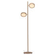 LED-STEHLEUCHTE Bellevue 43/28/162 cm   - Sandfarben, Design, Metall (43/28/162cm) - Dieter Knoll