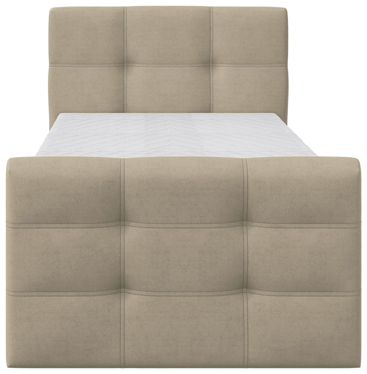 BOXBETT 100/200 cm  in Beige  - Beige/Schwarz, Basics, Kunststoff/Textil (100/200cm) - Chameo