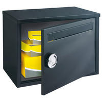 BRIEFKASTEN T05766 - Schwarz, Konventionell, Metall