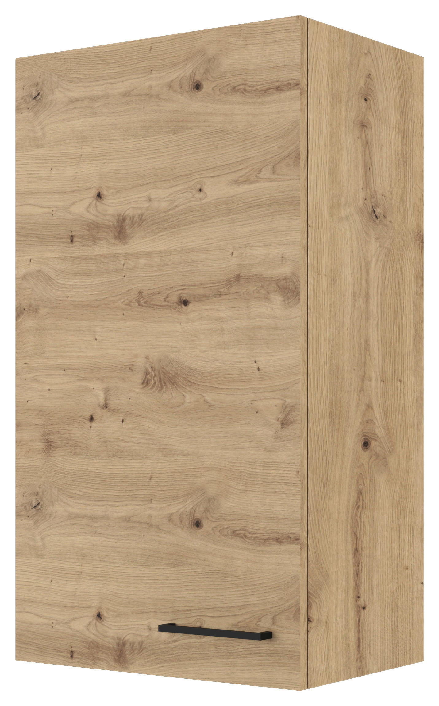 KÜCHENOBERSCHRANK 50/89/32 cm  in Eiche Artisan  - Schwarz/Eiche Artisan, KONVENTIONELL, Holzwerkstoff/Metall (50/89/32cm) - FlexWell