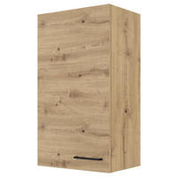 KÜCHENOBERSCHRANK 50/89/32 cm  in Eiche Artisan  - Schwarz/Eiche Artisan, KONVENTIONELL, Holzwerkstoff/Metall (50/89/32cm) - FlexWell