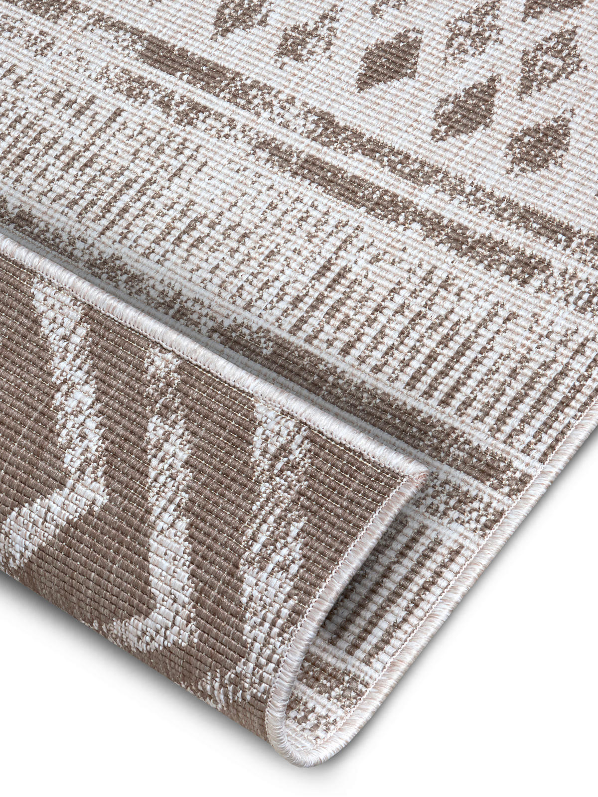 OUTDOORTEPPICH 80/150 cm Twin Supreme Creme, Cappuccino  - Creme/Cappuccino, Design, Kunststoff (80/150cm)