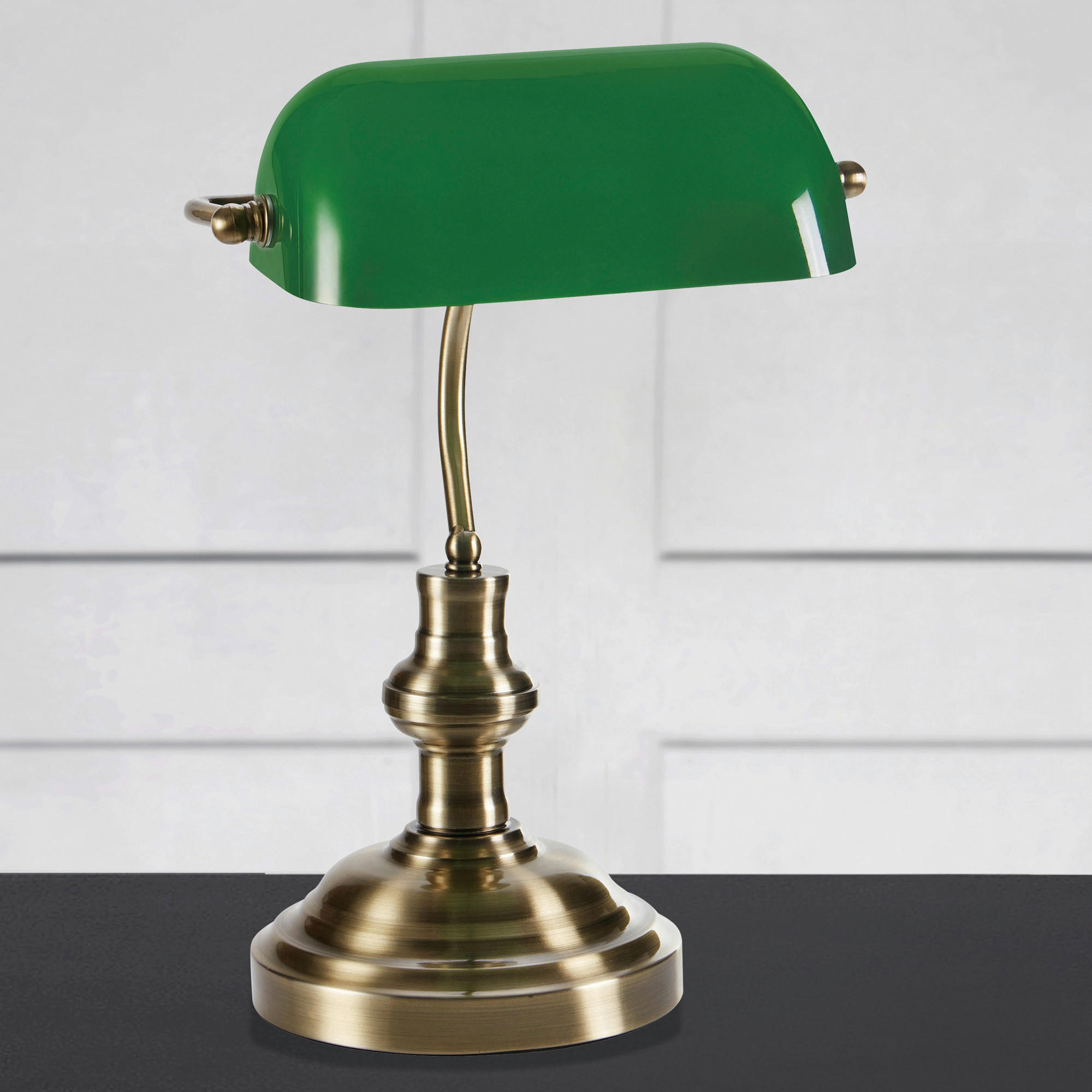 Thumbnail - Markslöjd Tischleuchte Bankers, Grün, rechteckig,rechteckig, 27x42x27 cm, mit Schalter, Lampen & Leuchten, Innenbeleucht...