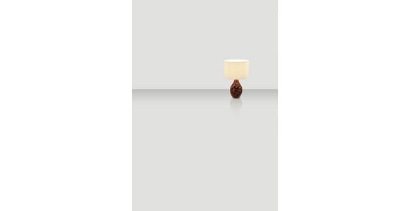 TISCHLEUCHTE 30/47 cm - Naturfarben/Braun, Trend, Keramik/Kunststoff (30/47cm) - Novel