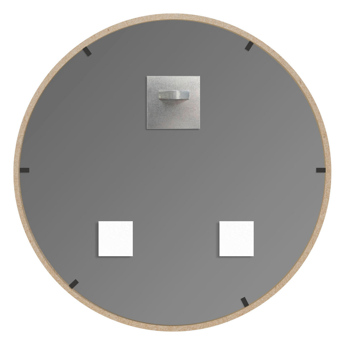 DEKOSPIEGEL  - Eichefarben, Basics, Glas/Holz (50cm)