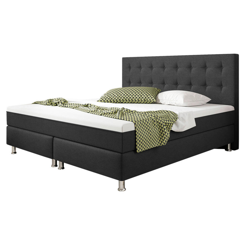 Boxspringbett mit Topper 180x200 Köln Plus