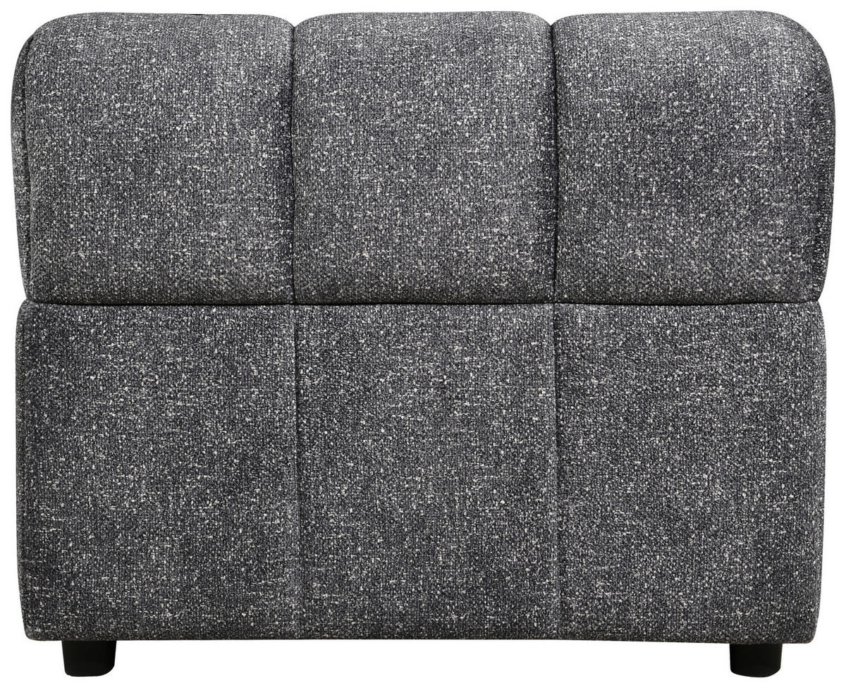 SOFAELEMENT Struktur  - Anthrazit/Schwarz, Design, Holz/Kunststoff (84/70/84cm) - MID.YOU
