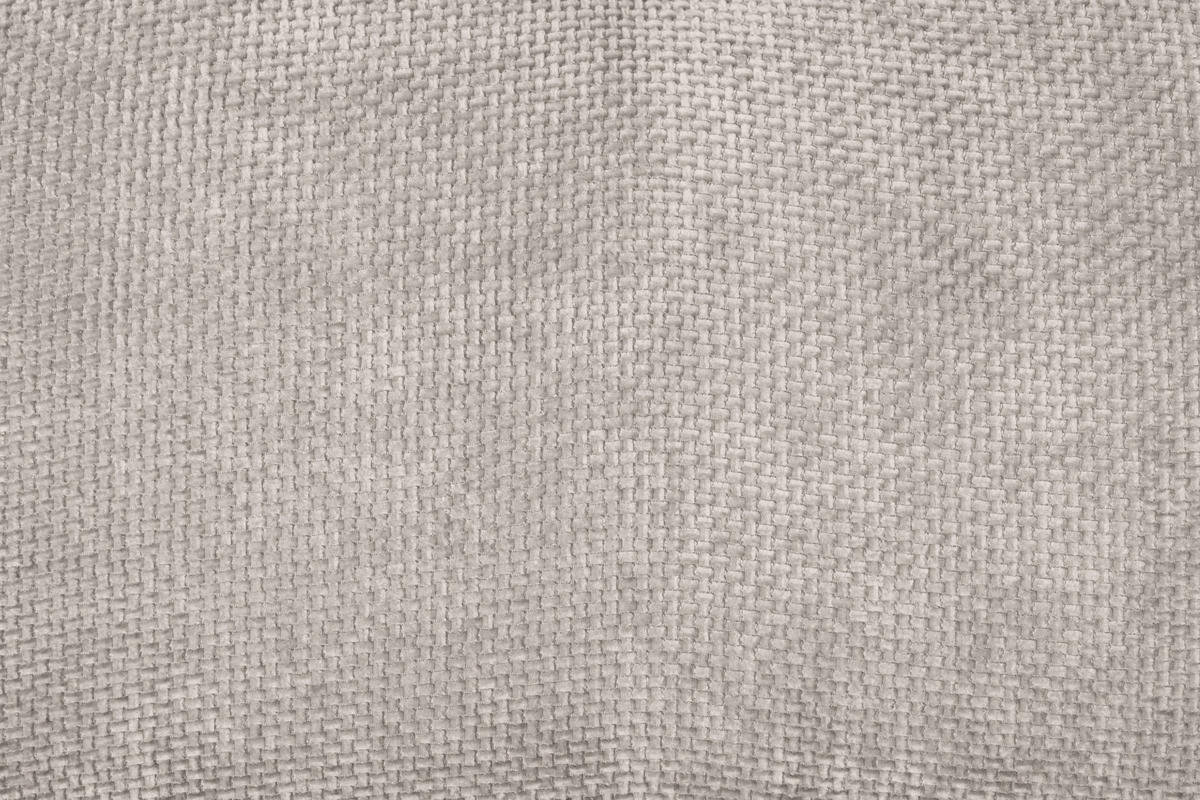 WOHNLANDSCHAFT in Struktur Creme  - Creme/Schwarz, KONVENTIONELL, Textil/Metall (253/357/188cm) - Carryhome