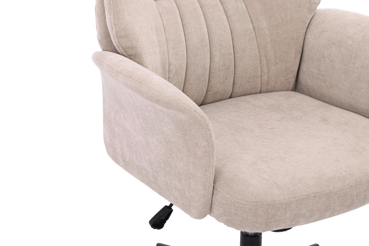 FORGÓSZÉK  zsenília világosbarna  - barna/fekete, Modern, műanyag/textil (66/114/122/64cm) - Livetastic