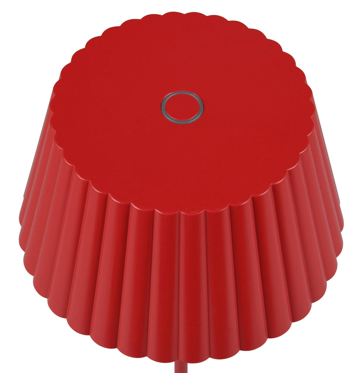 AKKU-TISCHLEUCHTE - Rot, Trend, Metall (13,5/39cm)