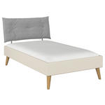 BETT 120/200 cm  in Champagner  - Wildeiche/Champagner, Design, Holz/Holzwerkstoff (120/200cm) - Carryhome