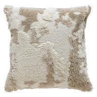 DEKORAČNÝ VANKÚŠ 45/45 cm - krémová/béžová, textil (45/45cm) - Novel