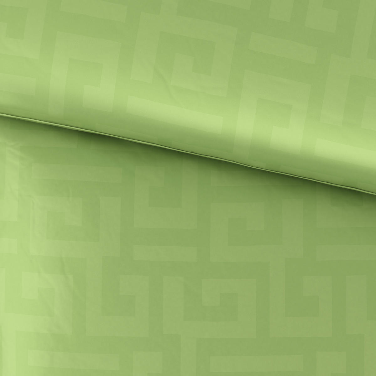 WENDEBETTWÄSCHE Satin 200/200 cm  - Grün, Basics, Textil (200/200cm) - Bio:Vio