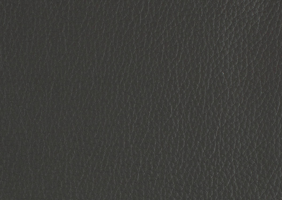 ECKSOFA in Echtleder Graubraun  - Graubraun/Schwarz, Design, Leder/Metall (328/193cm) - Dieter Knoll