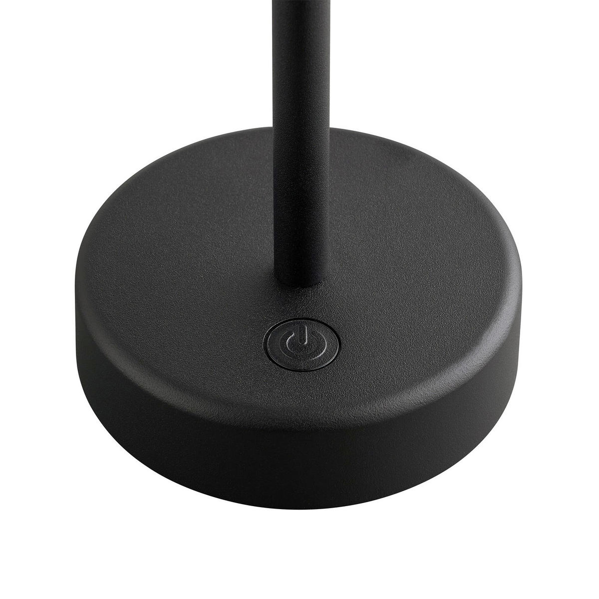 AKKU-TISCHLEUCHTE 16/25 cm  - Schwarz, Basics, Metall (16/25cm) - Nordlux