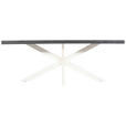 TISCHGESTELL in Metall 160/70/72 cm - Creme, Design, Metall (160/70/72cm) - Landscape