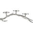 KERZENHALTER - Nickelfarben, Design, Metall (50/16/19cm) - Ambia Home KERZENHALTER - Nickelfarben, Design, Metall (50/16/19cm) - Ambia Home